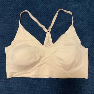 Victoria’s Secret The Naked Bra Lounge Bra. Size XL in Champagne. Racerback.
